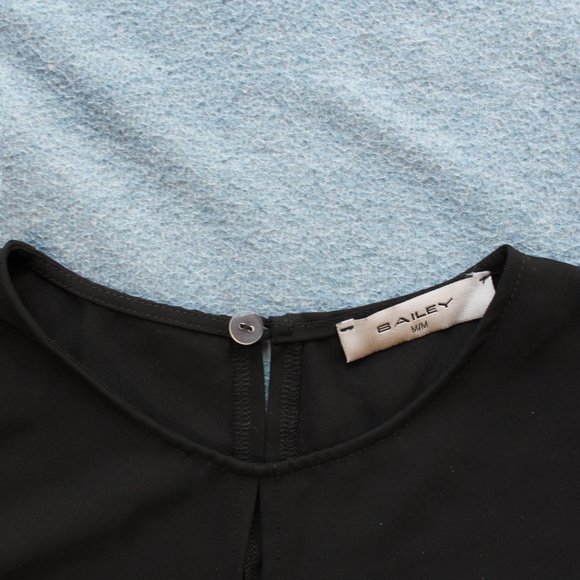 New BAILEY long dress, Black, Sz M - Picture 3 of 4